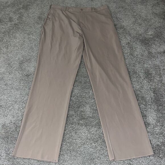 New Tan Taupe Big Man Scottie Scheffler Rory McIlroy golf sports pants 40 unhem - Picture 1 of 7